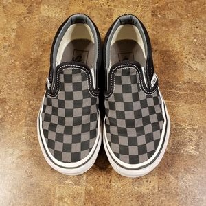 Boys Checkered Van's - Size 11.5